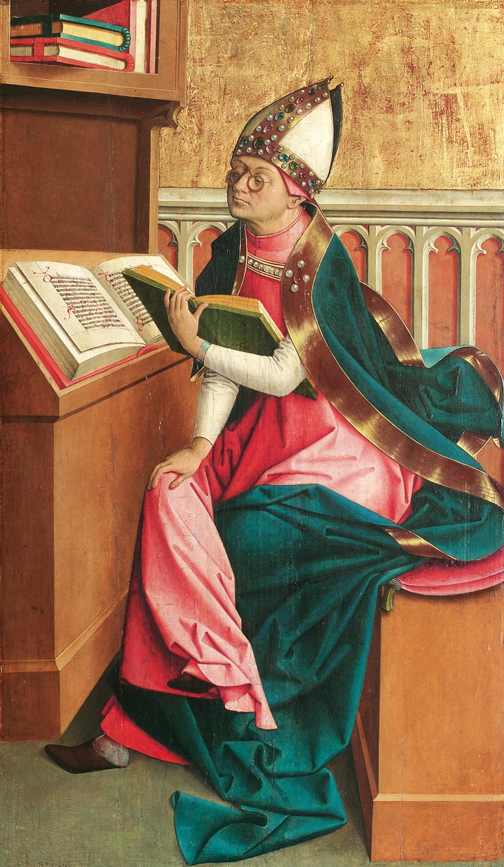 St Augustine av Meister von Großgmain