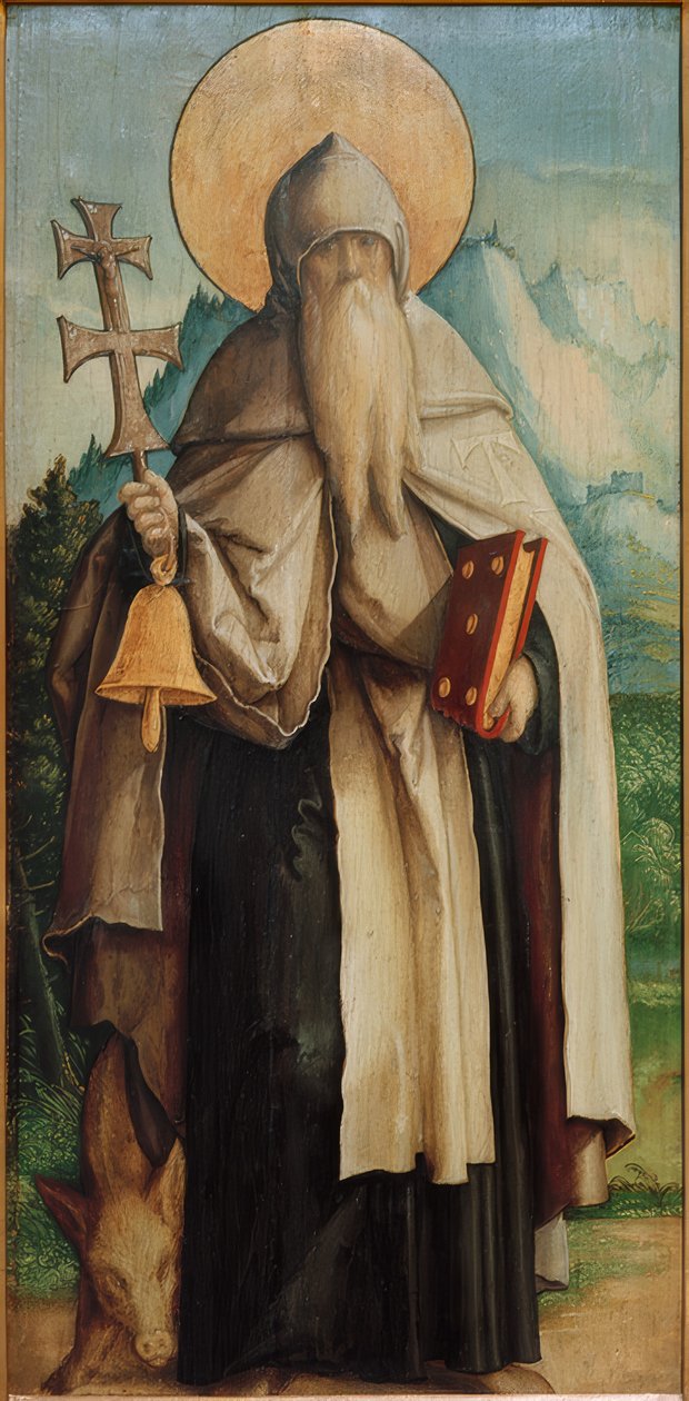 Sankt Antonius som eremit av Meister von Messkirch