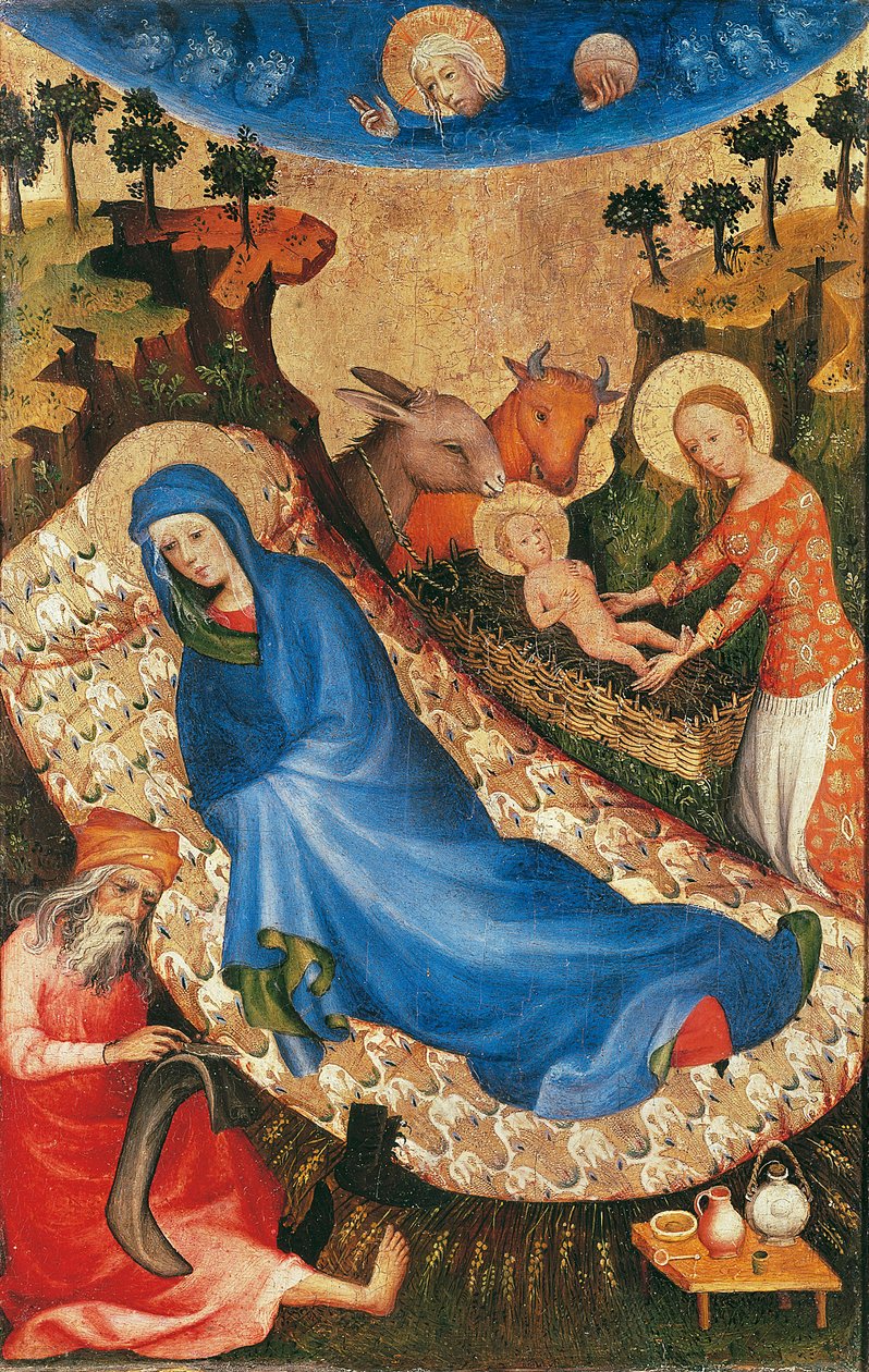 Nativity (tempera på panelen) av Melchior Broederlam