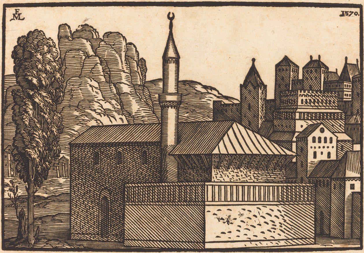 turkisk stad av Melchior Lorch