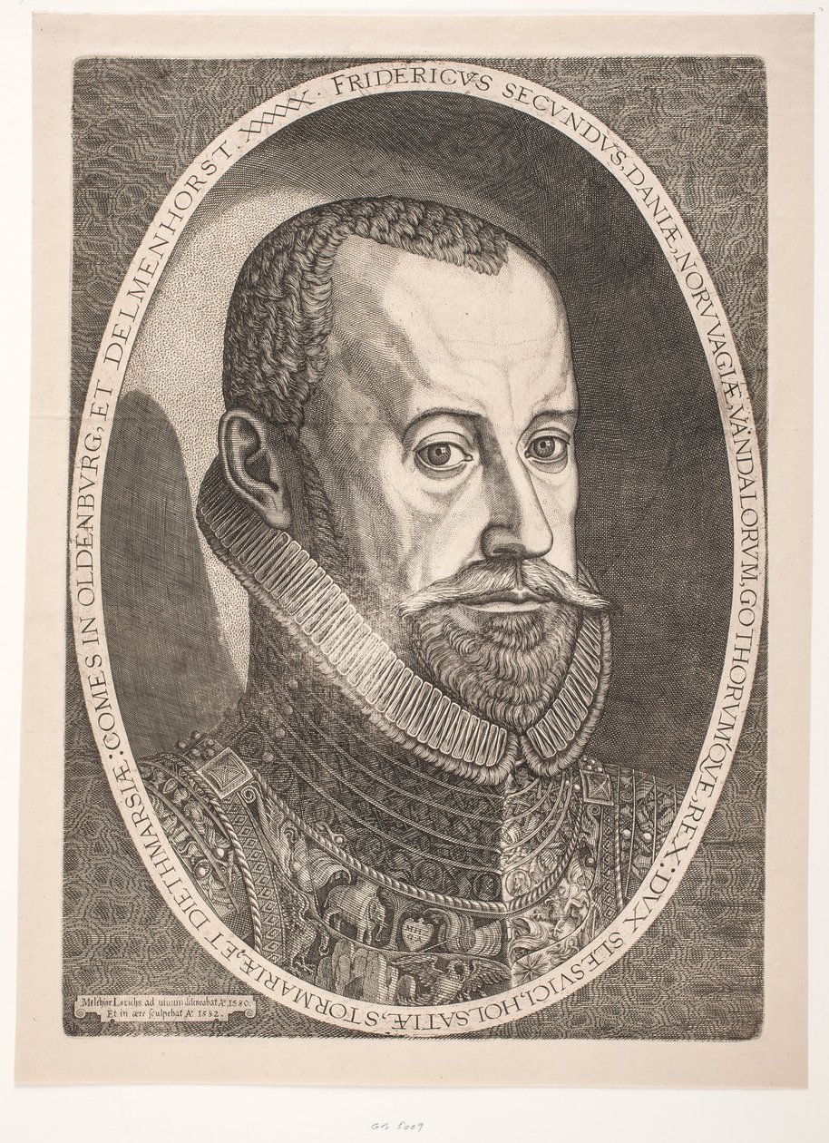 Kung Frederik II av Melchior Lorck