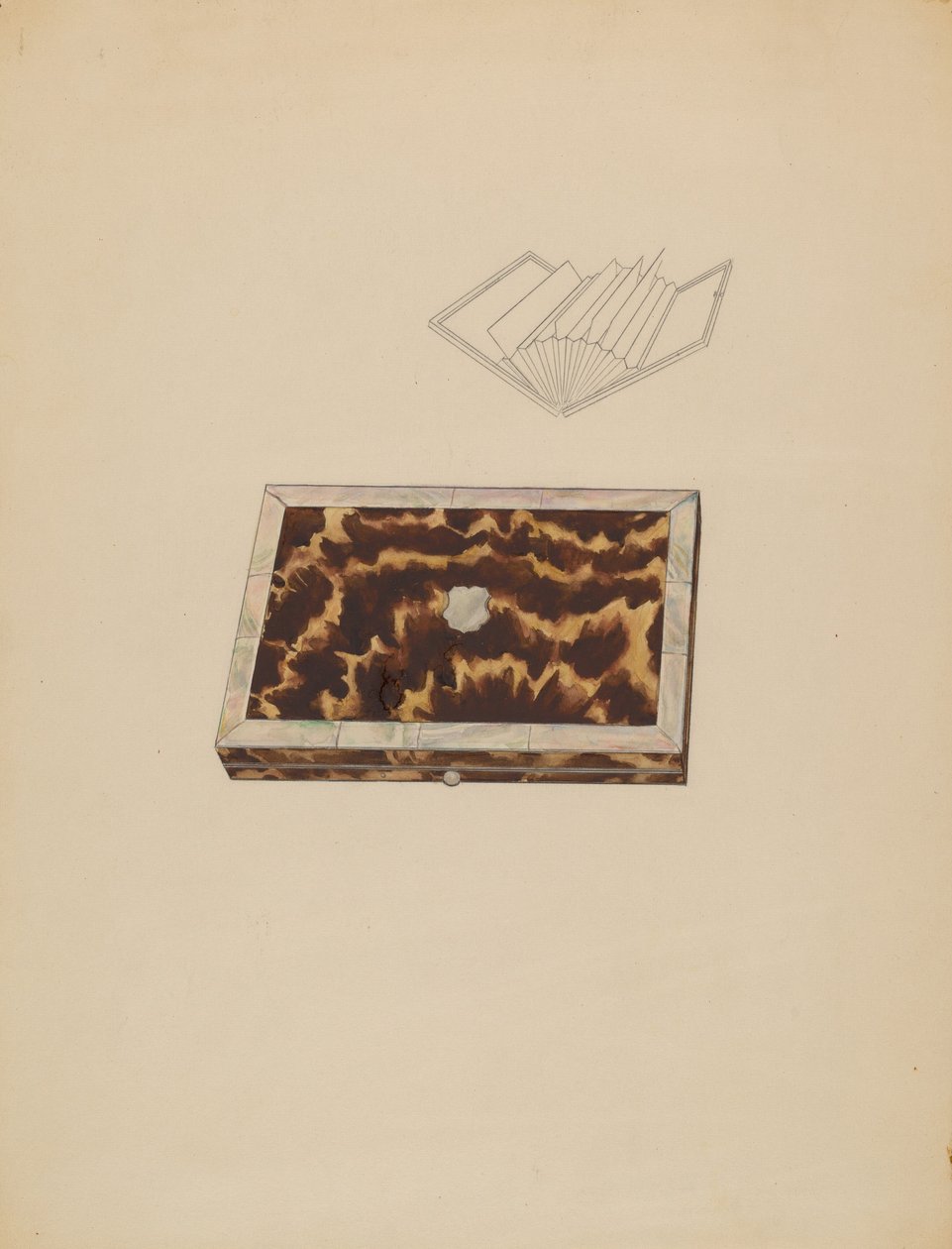 Kortfodral, c. 1936. av Melita Hofmann