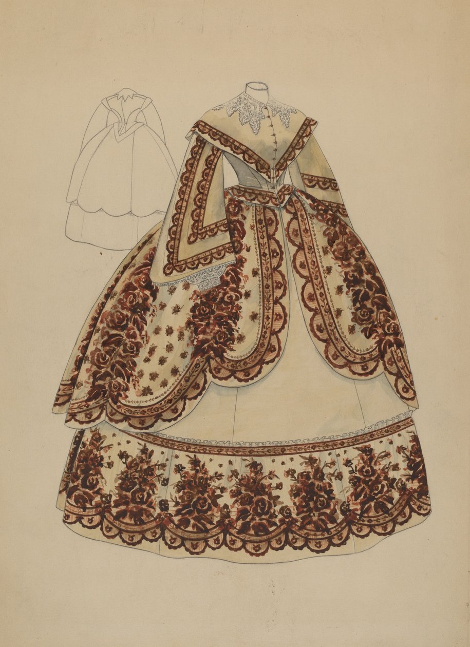 Klänning, c. 1936. av Melita Hofmann