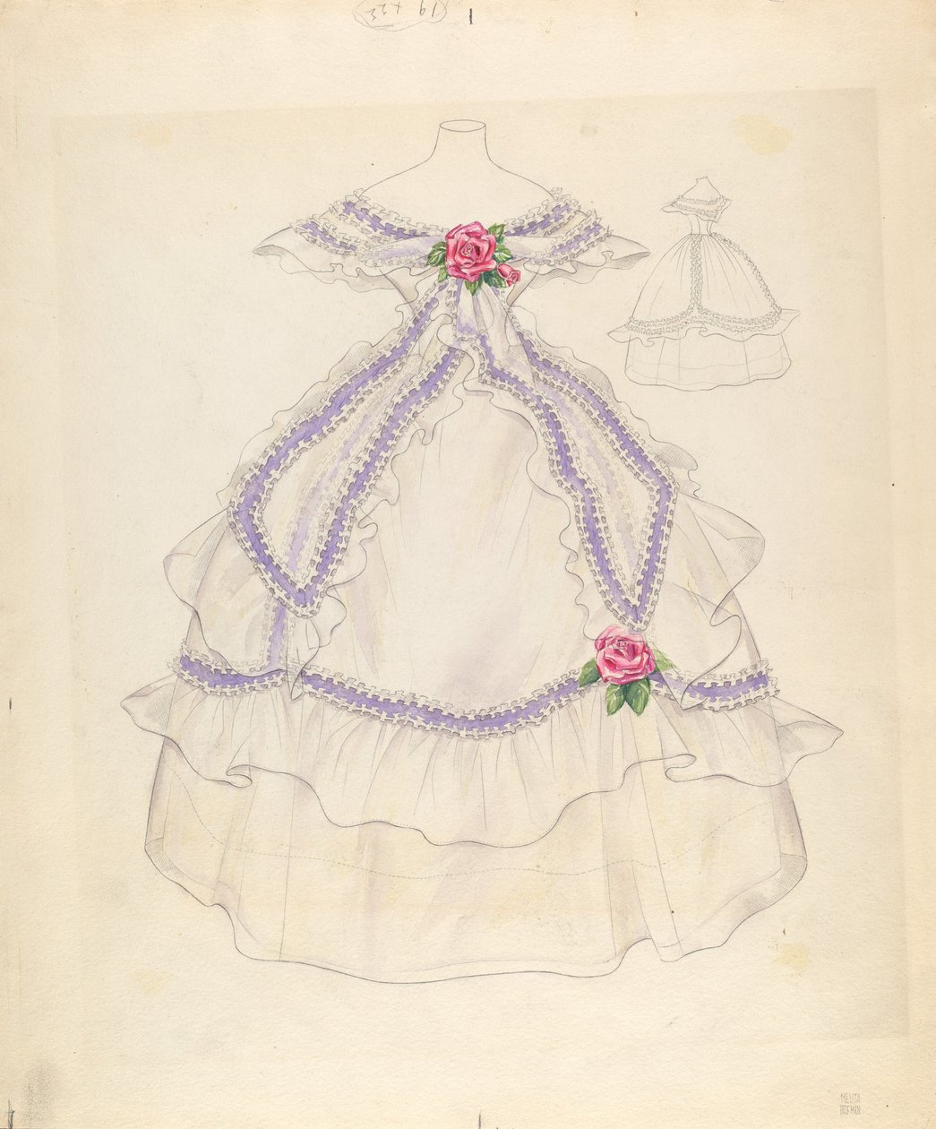 Klänning, c. 1937. av Melita Hofmann