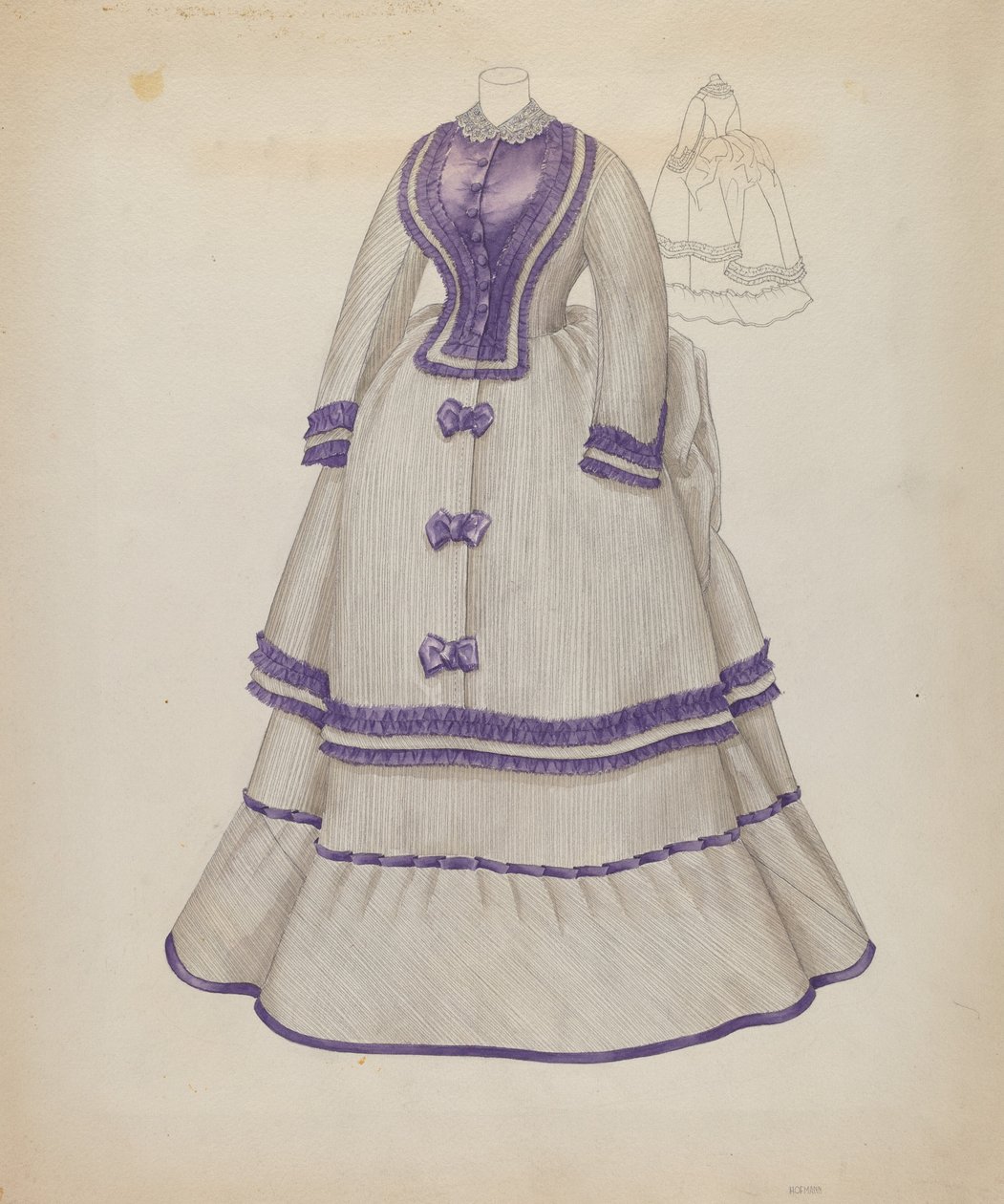 Klänning, c. 1937. av Melita Hofmann