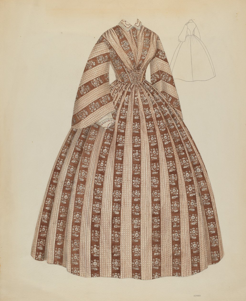 Klänning, c. 1937. av Melita Hofmann