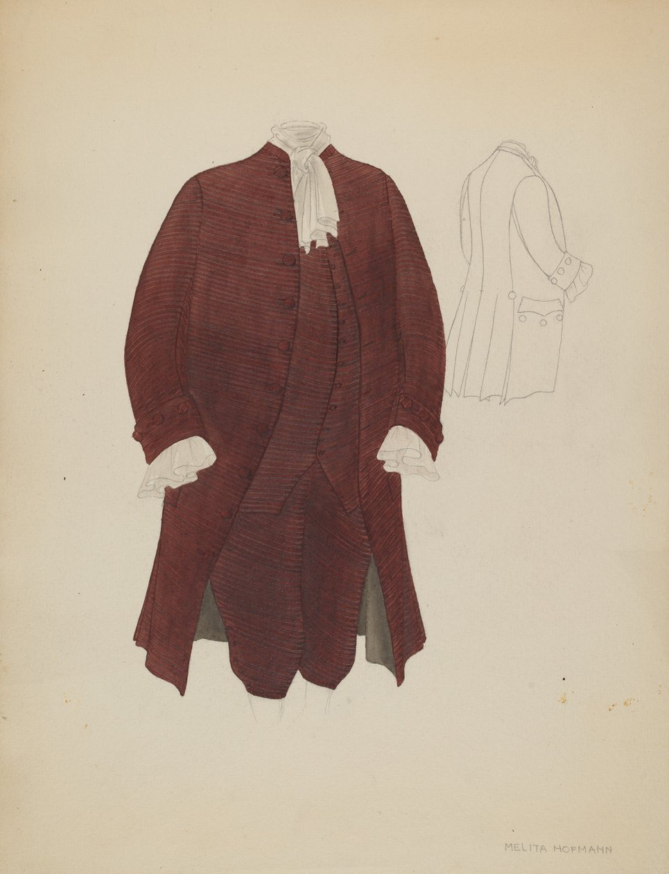 Mans kostym, c. 1936. av Melita Hofmann