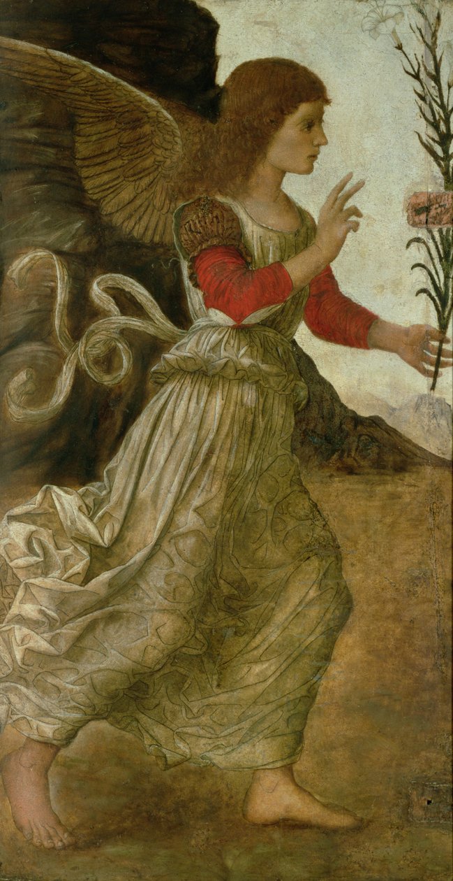 Bebudsängeln Gabriel av Melozzo da Forli