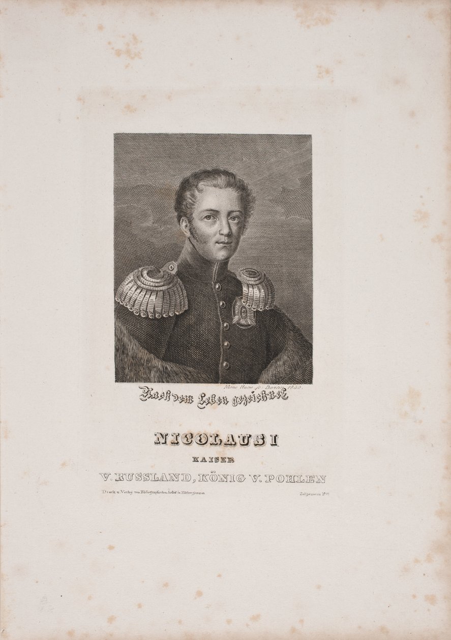 Danska: Nikolaj I av Ryssland av Meno Haas