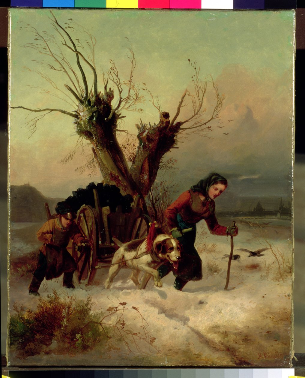 Tung last, ca 1850 av Meno Muhlig