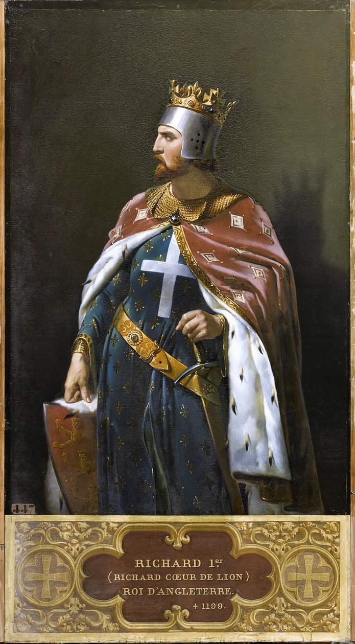 Richard I Lejonhjärta, 1841. av Merry Joseph Blondel