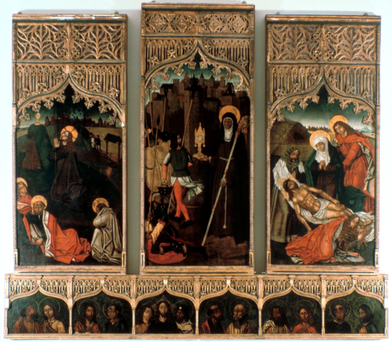 Triptyk av Santa Clara, 1486 av Mestre Hilarius