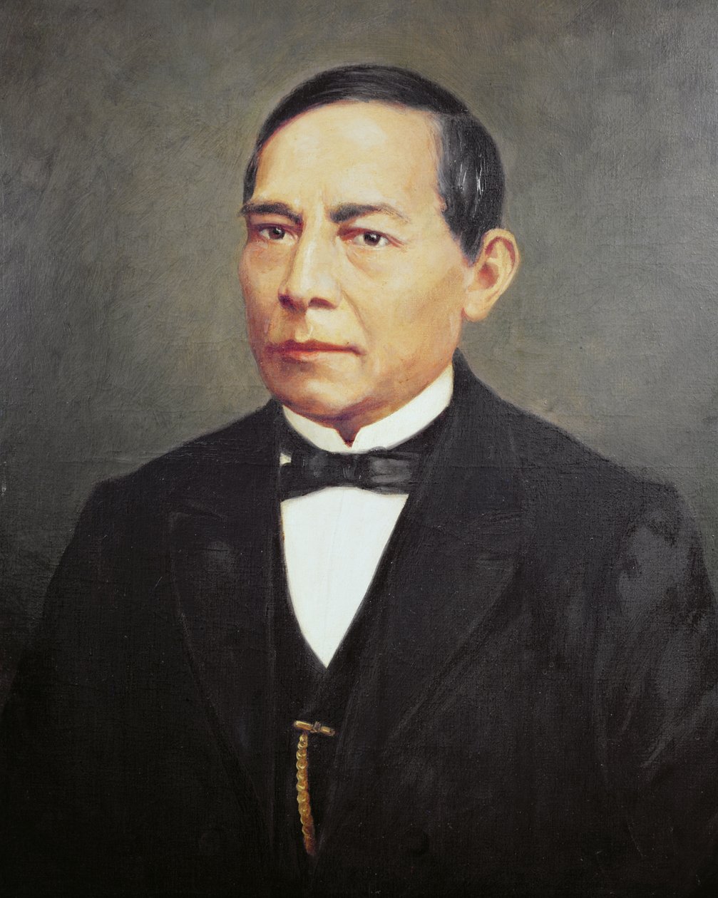 Porträtt av Benito Juarez av Mexican School