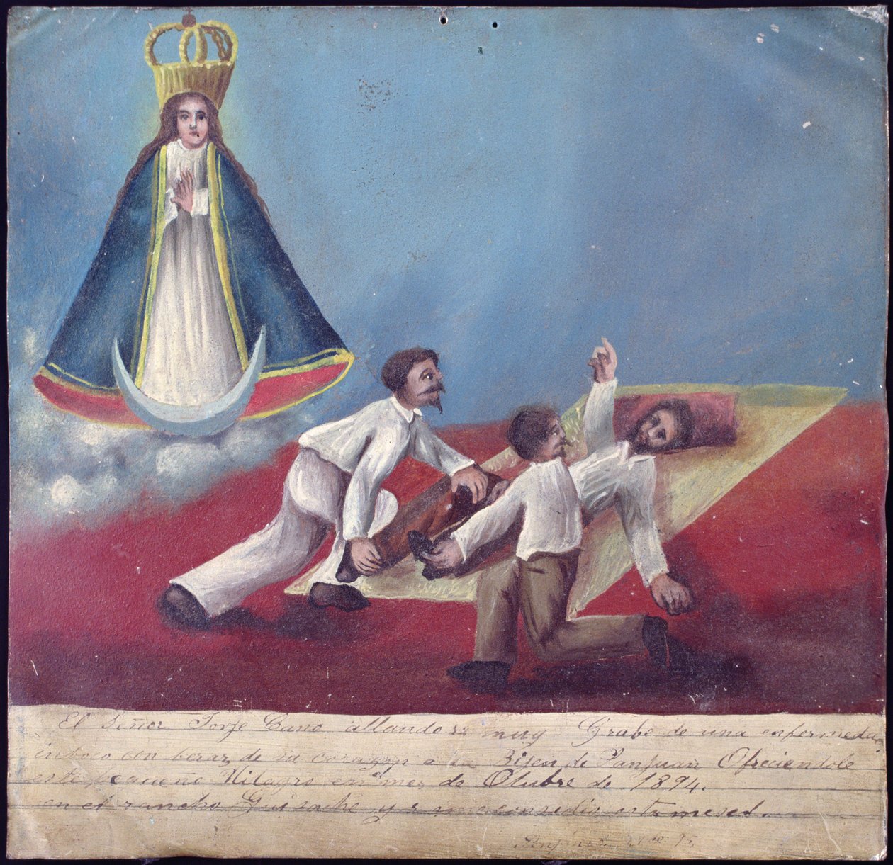 Ex-voto av Mexican School