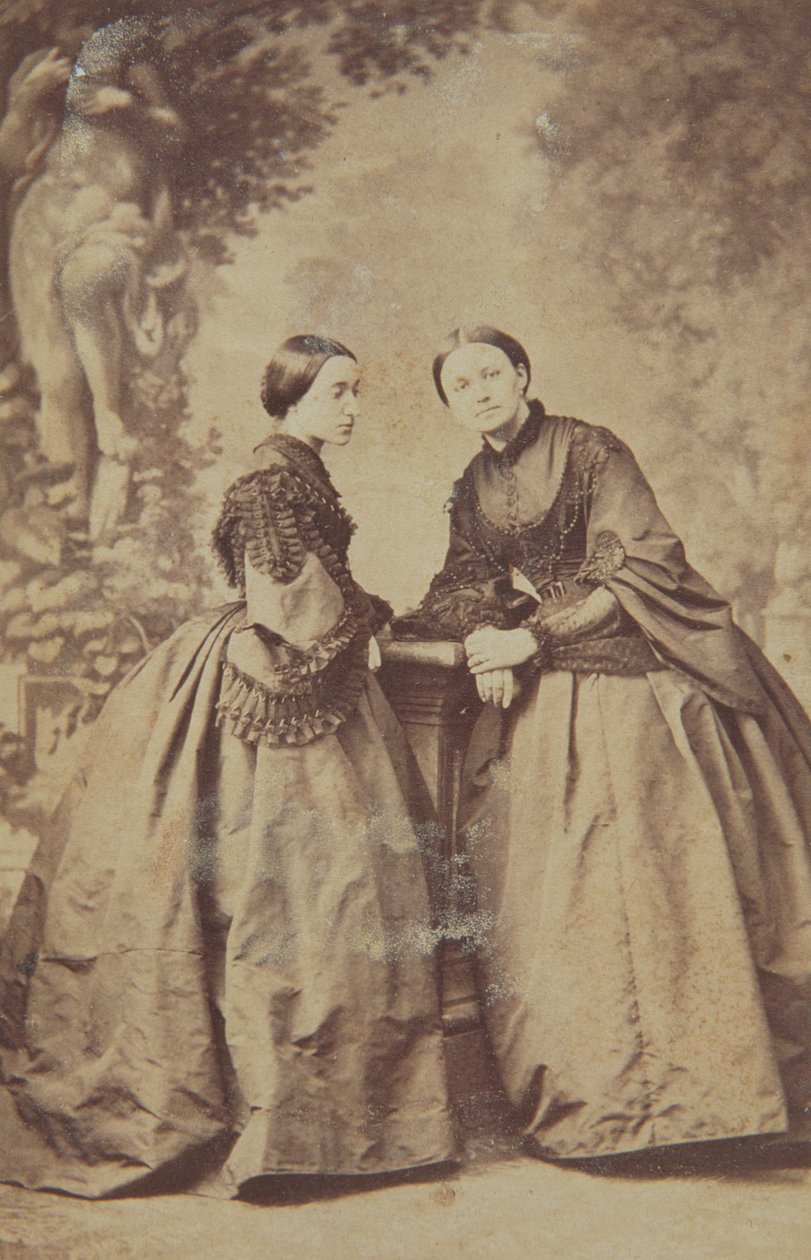 Grevinnan Isabella Dzialynska (f. Czartoryska) och prinsessan Marie Czartoryska (f. Grocholskich) av Meyer and Pierson