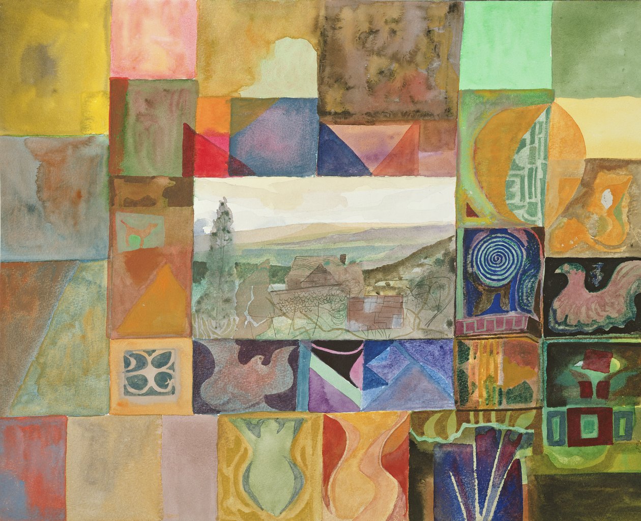 Cevennes mosaik av Michael Chase