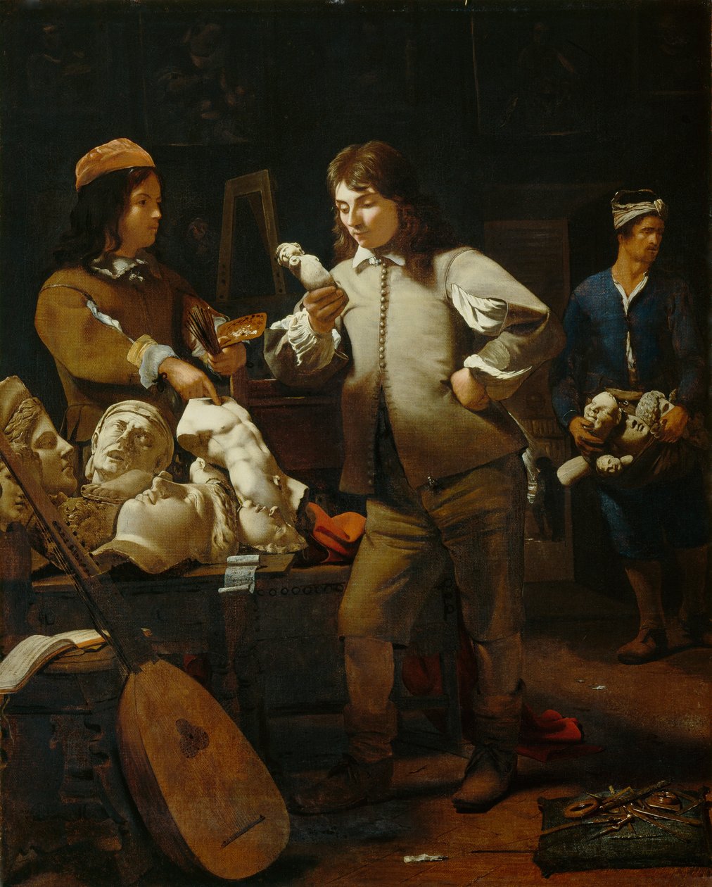 I ateljén, 1652 av Michael Sweerts