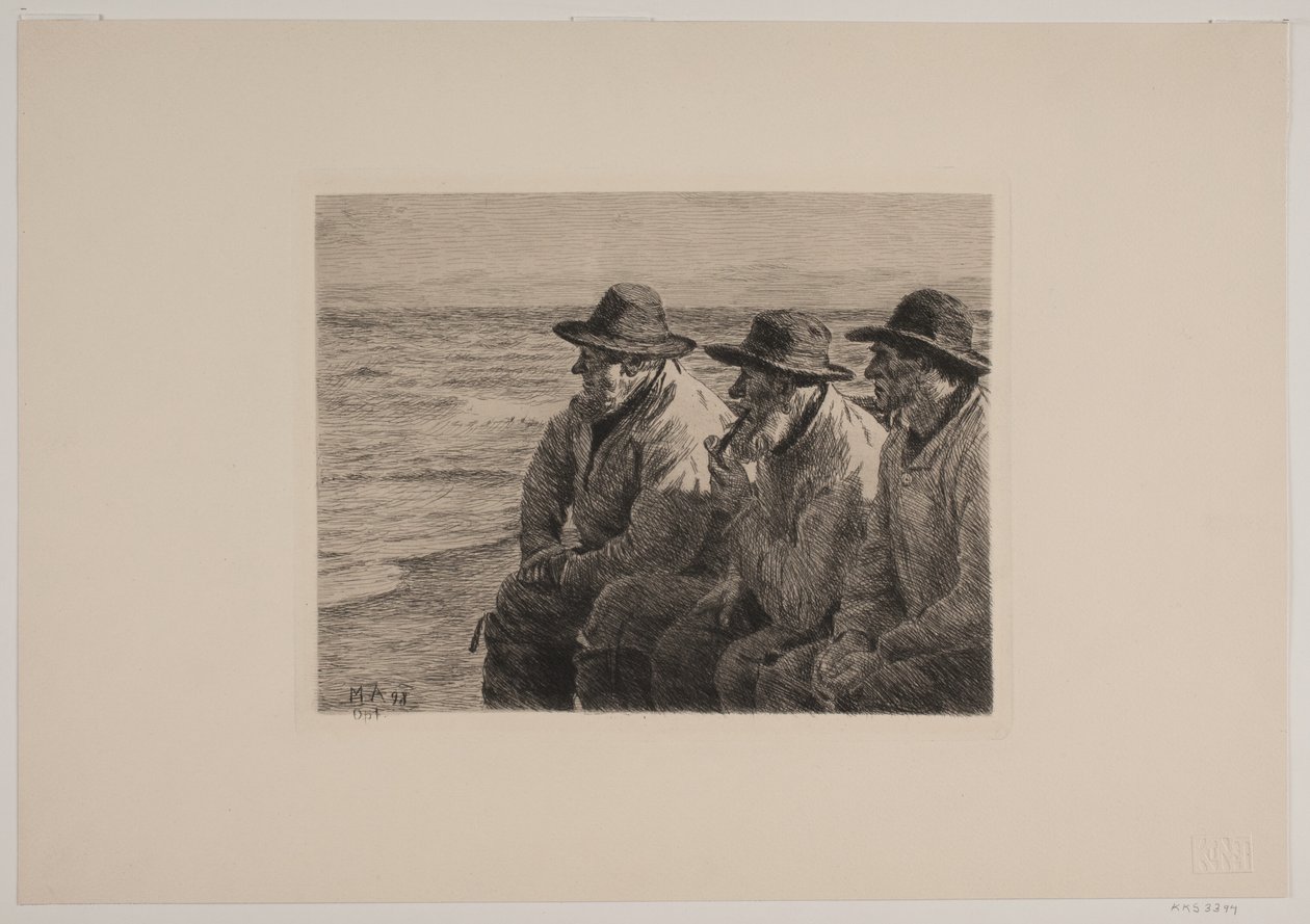 Tre fiskare av Michael Ancher