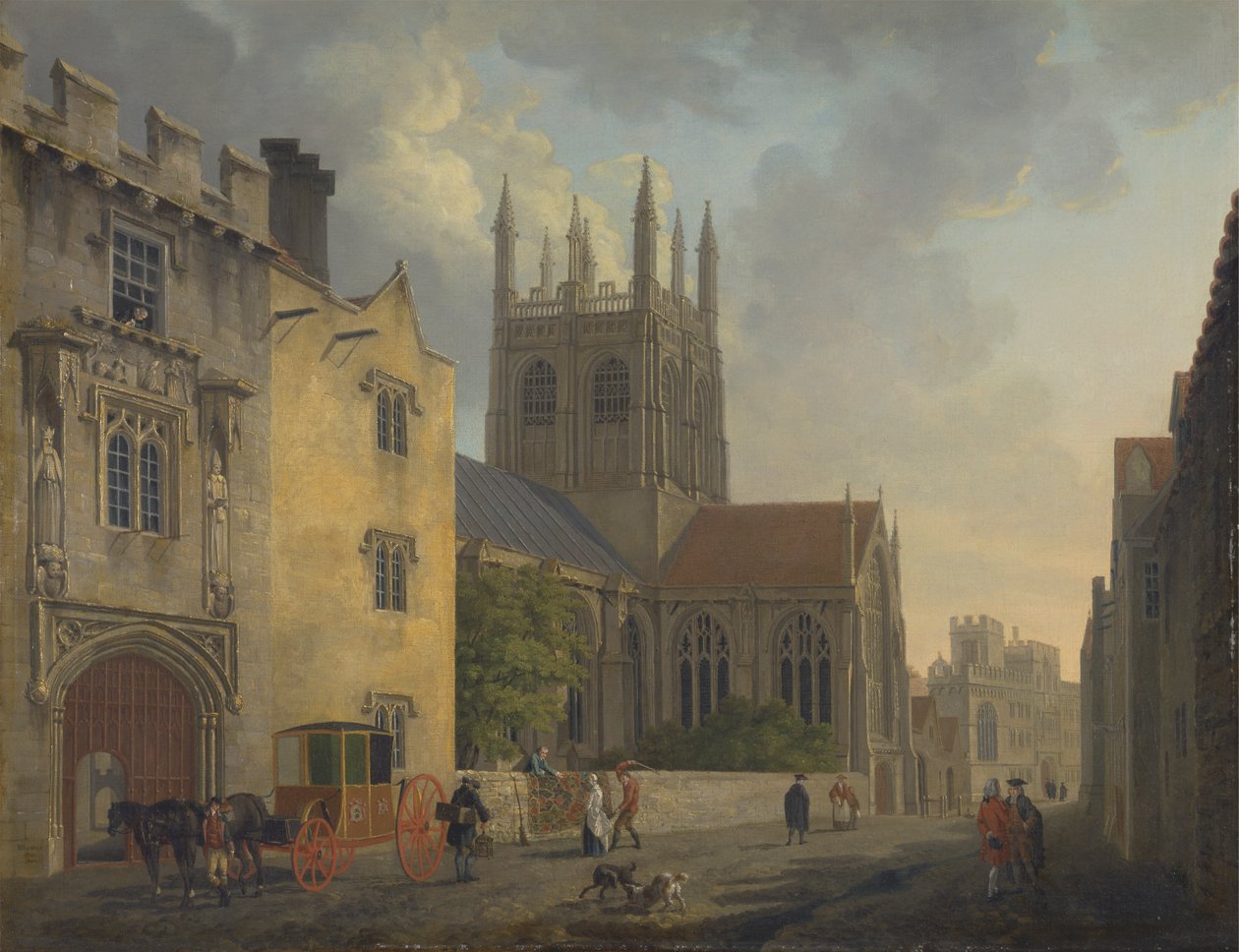 Merton College, Oxford av Michael Angelo Rooker