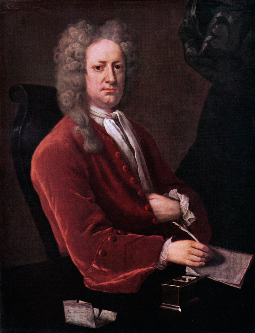 Joseph Addison - porträtt av Michael Dahl