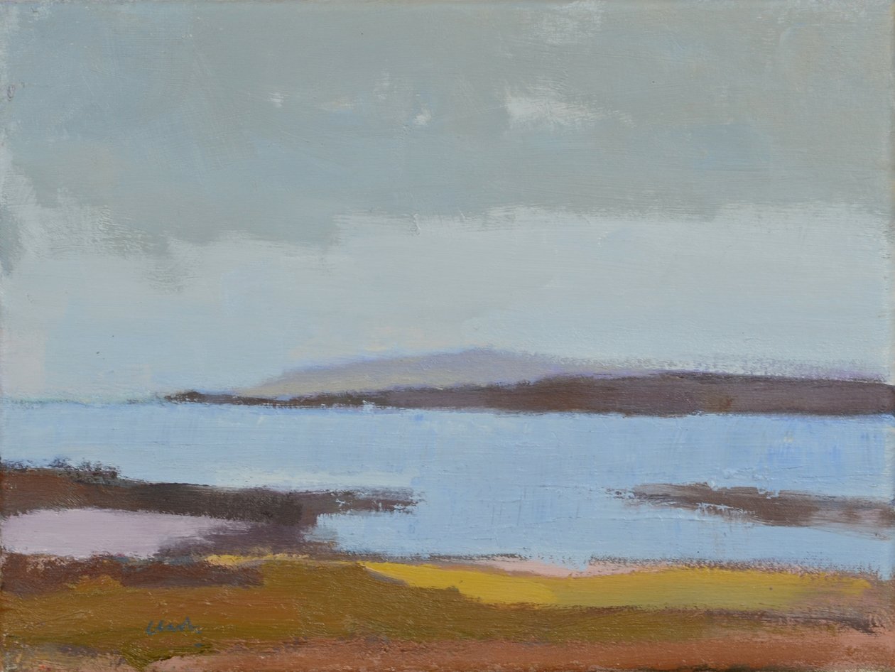 Iona, 2017 (olja på linne) av Michael G. Clark