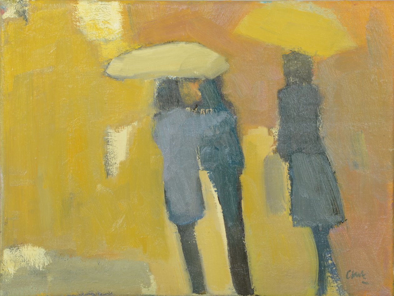 Paris, oktober, 2016 (olja på linne) av Michael G. Clark