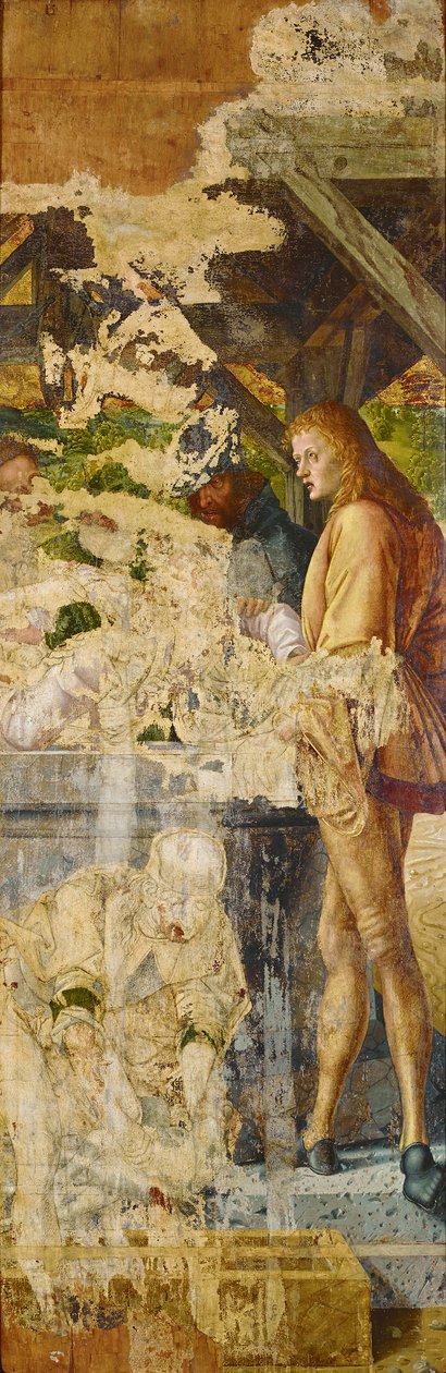 Josef kastas i brunnen av Michael Pacher
