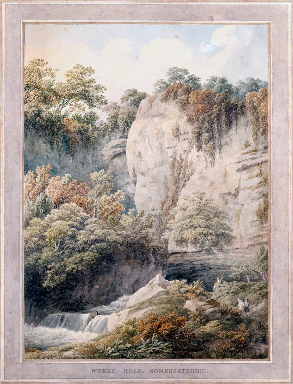 Wookey Hole, Somerset, 1700-talet av Michael Rooker