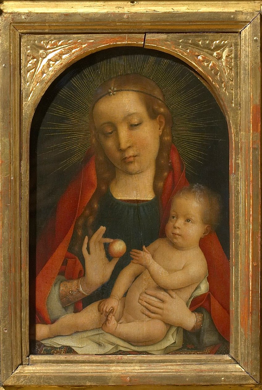 Jungfrun och barnet, ca 1485. av Michael Sittow