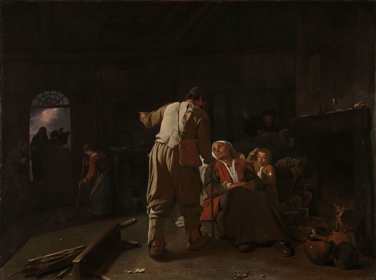 Besöker de sjuka Besöker sjuka av Michael Sweerts