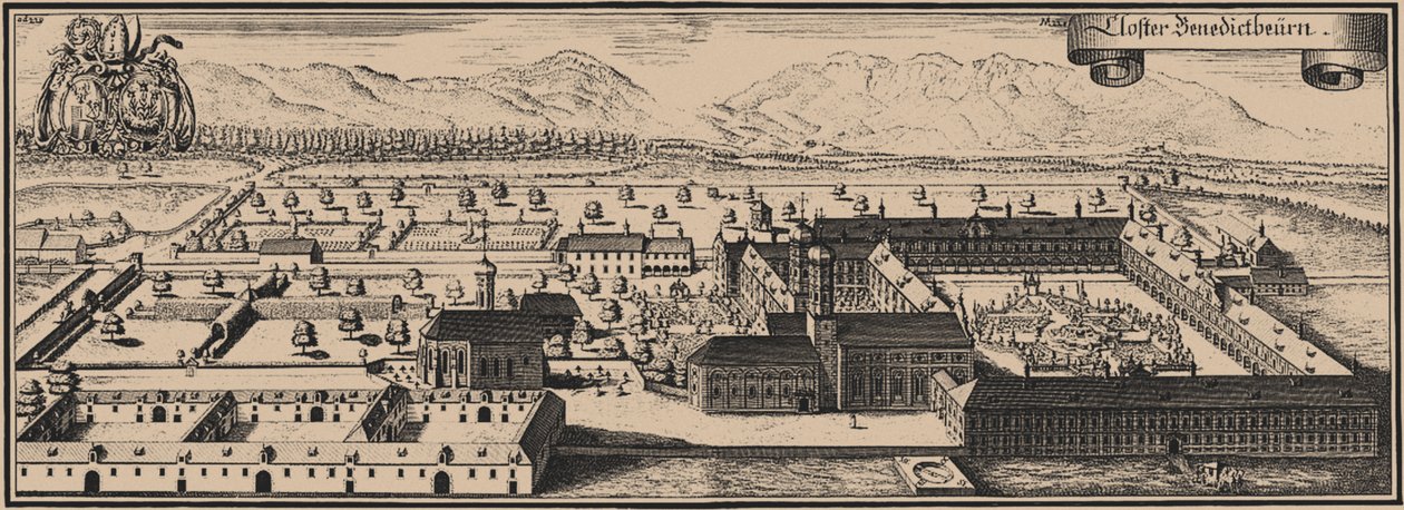 Benediktbeuern Abbey av Michael Wening