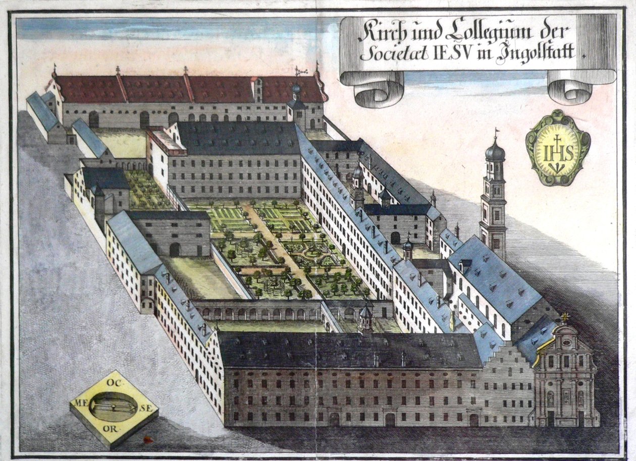 Jesuit College Ingolstadt av Michael Wening