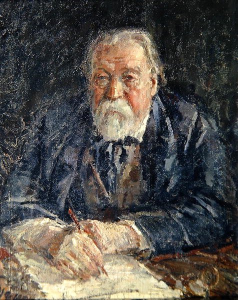 Porträtt av kompositören Michail Ippolitov-Ivanov (1859-1935) 1934 av Michail Fyodorovich Shemyakin