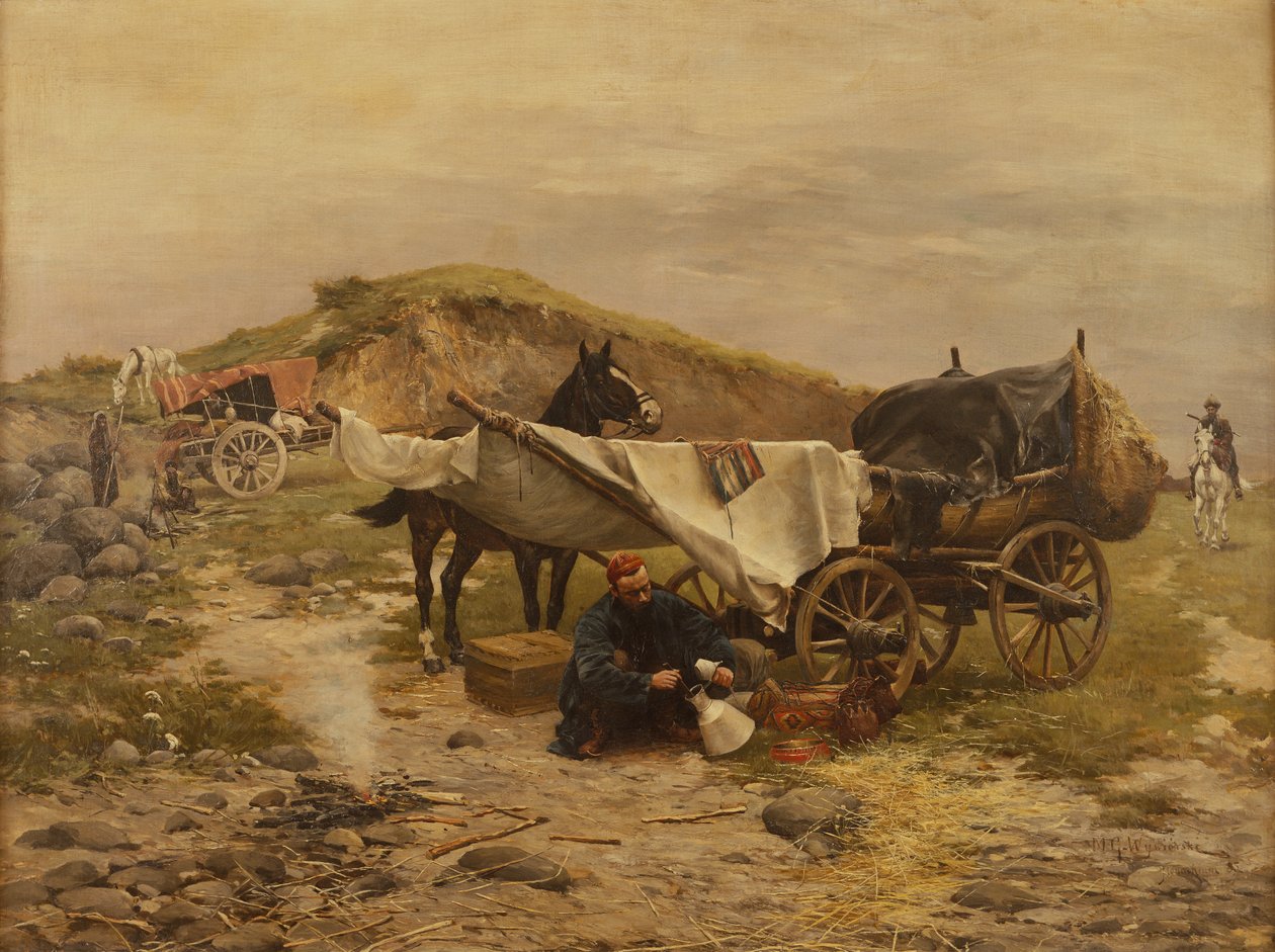 Tartarer vilar av Michal Pawel Gorstkin Wywiórski