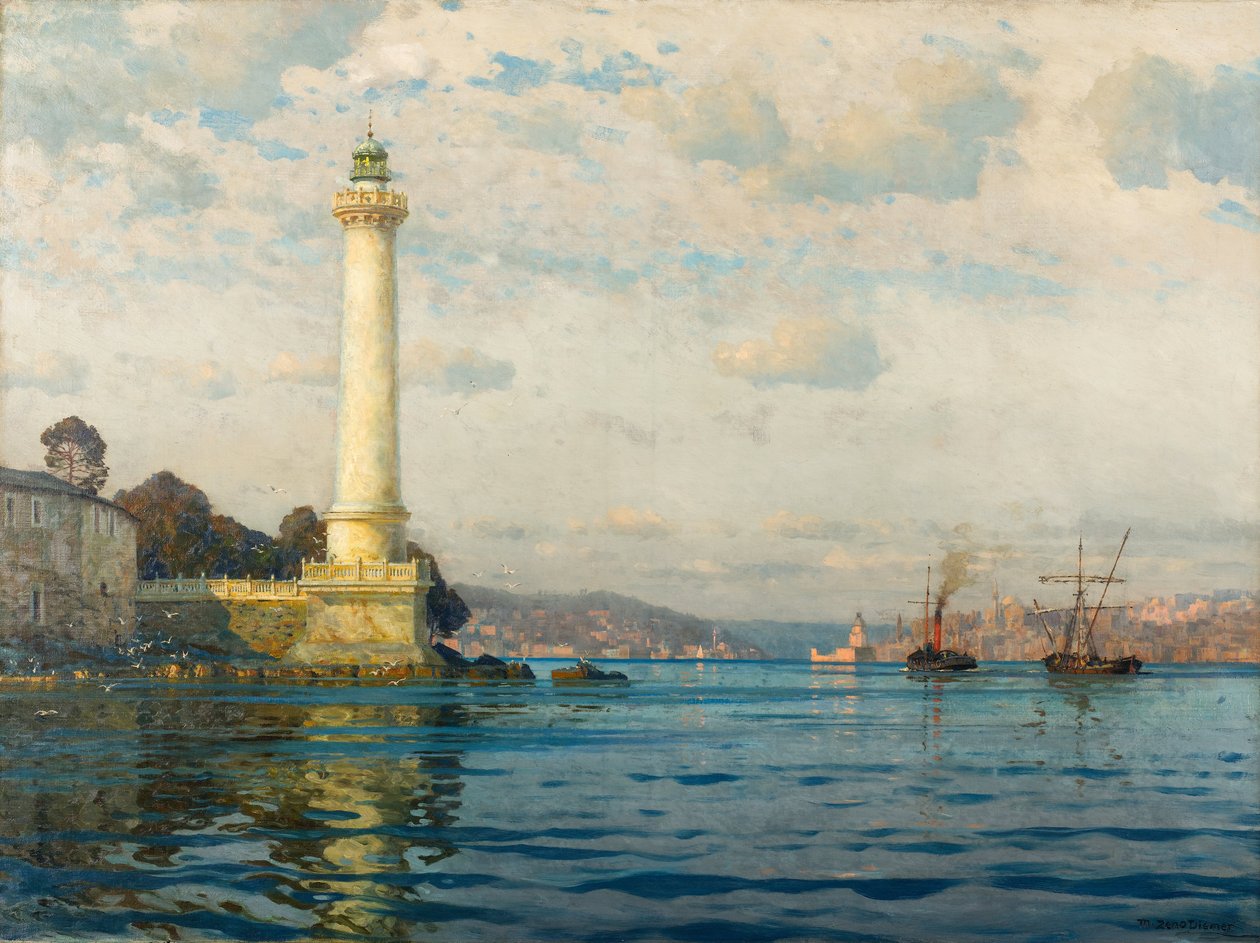 The Ahırkapı Lighthouse av Michel Zeno Diemer