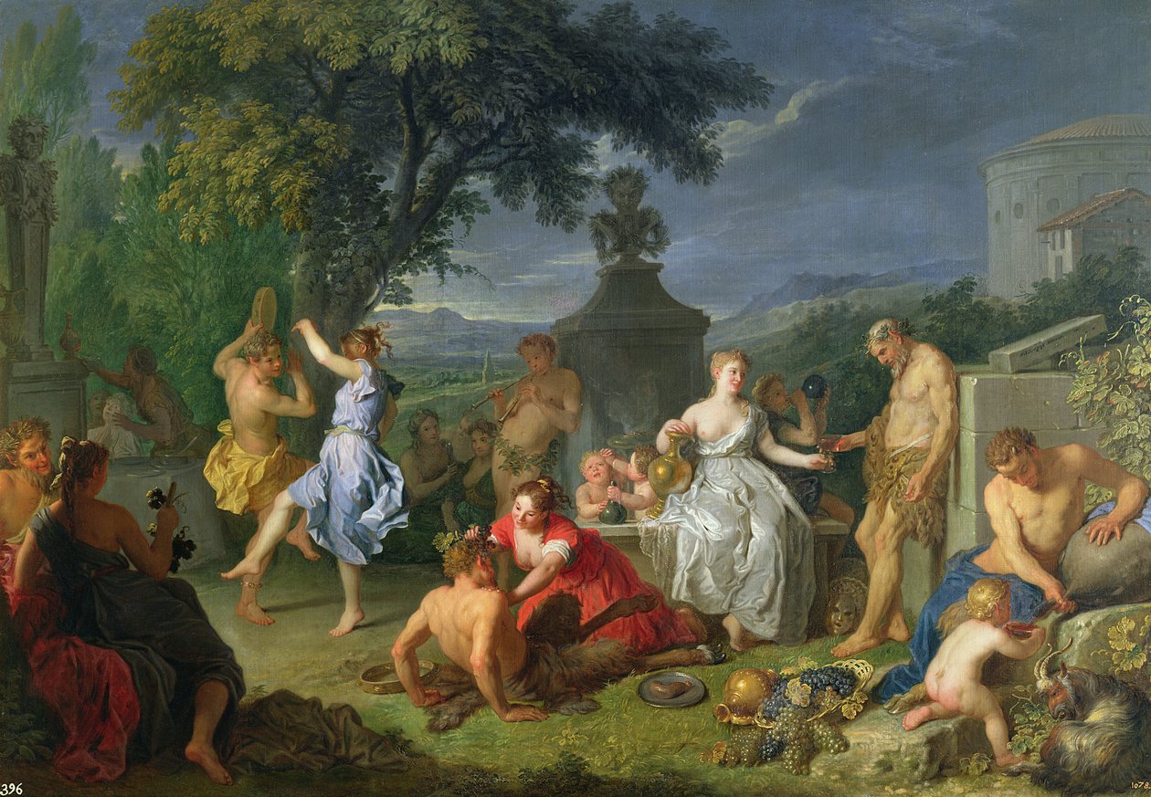 Bacchanal, 1719 av Michel Ange Houasse