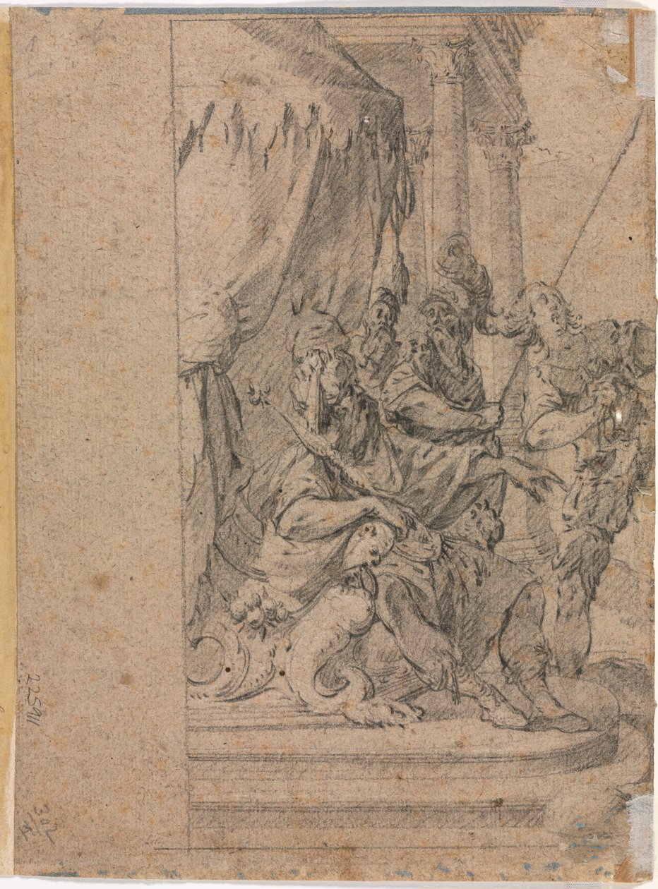 Panthea före Cyrus tergo, 1655-1660. av Michel Dorigny