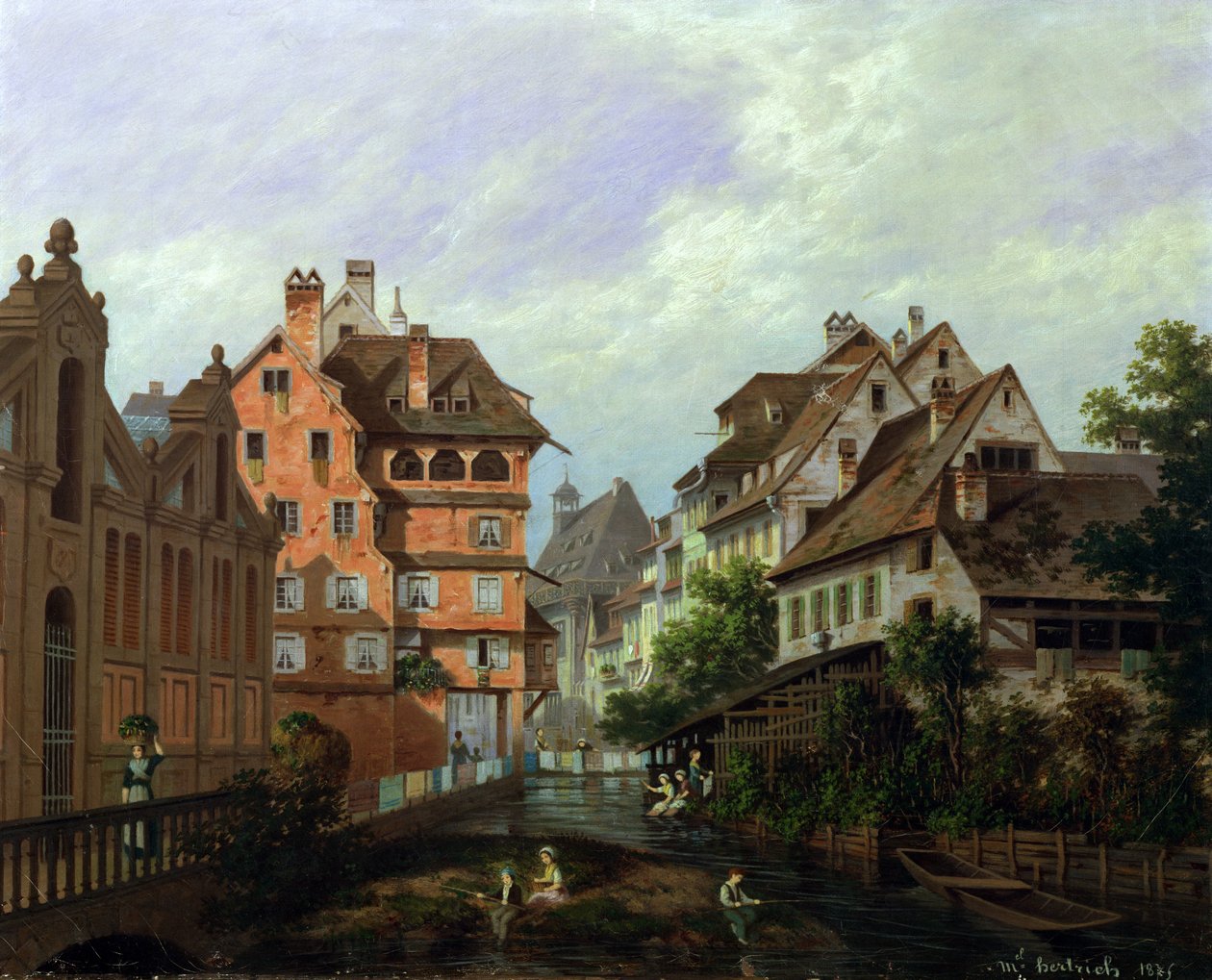 Rue des Tanneurs, Colmar, 1875 av Michel Hertrich