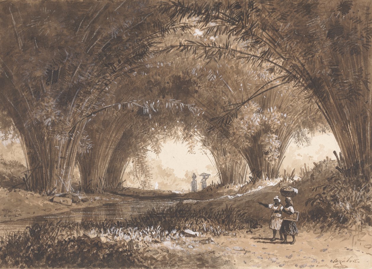 Bambubågar, St. Anns av Michel Jean Cazabon