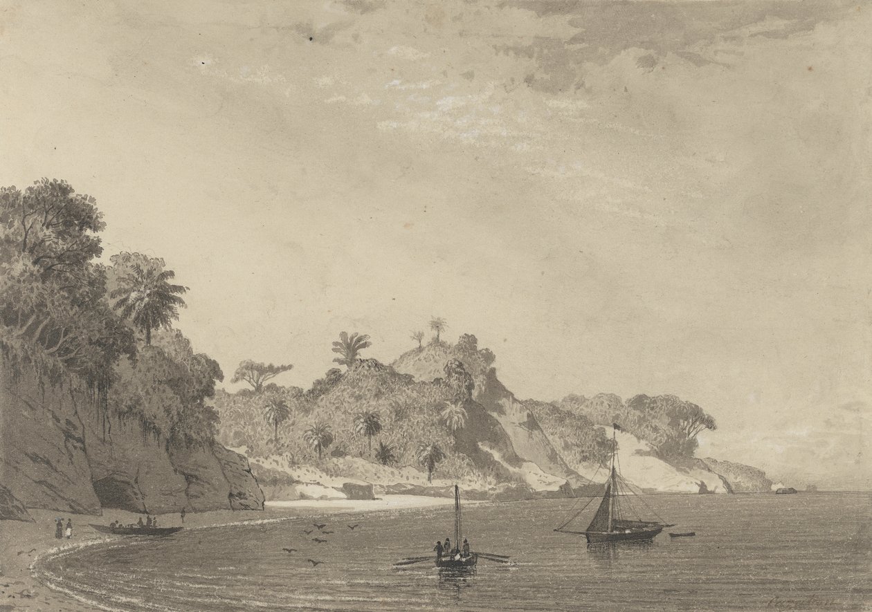 Cedars Bay av Michel Jean Cazabon