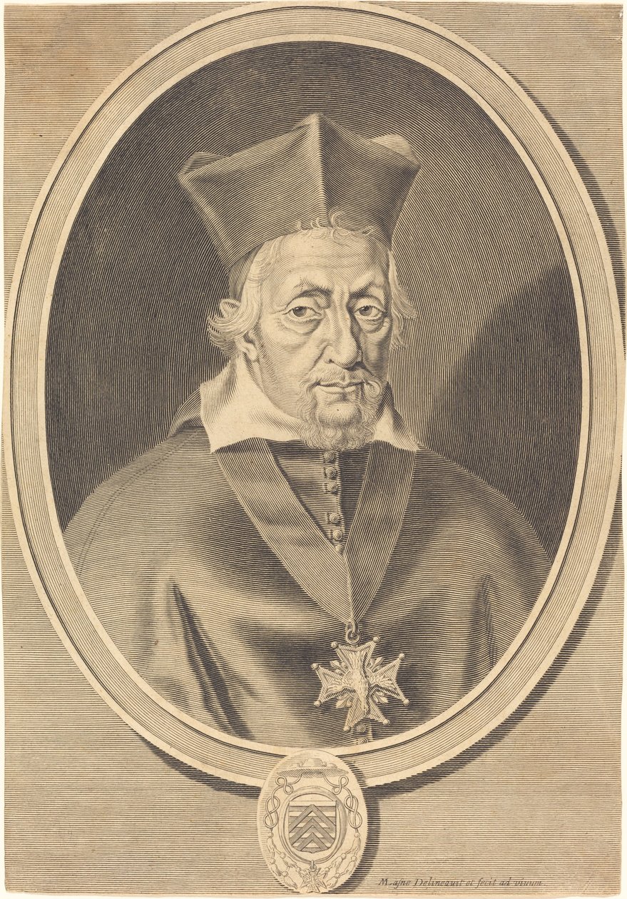 Francois La Rochefoucauld av Michel Lasne