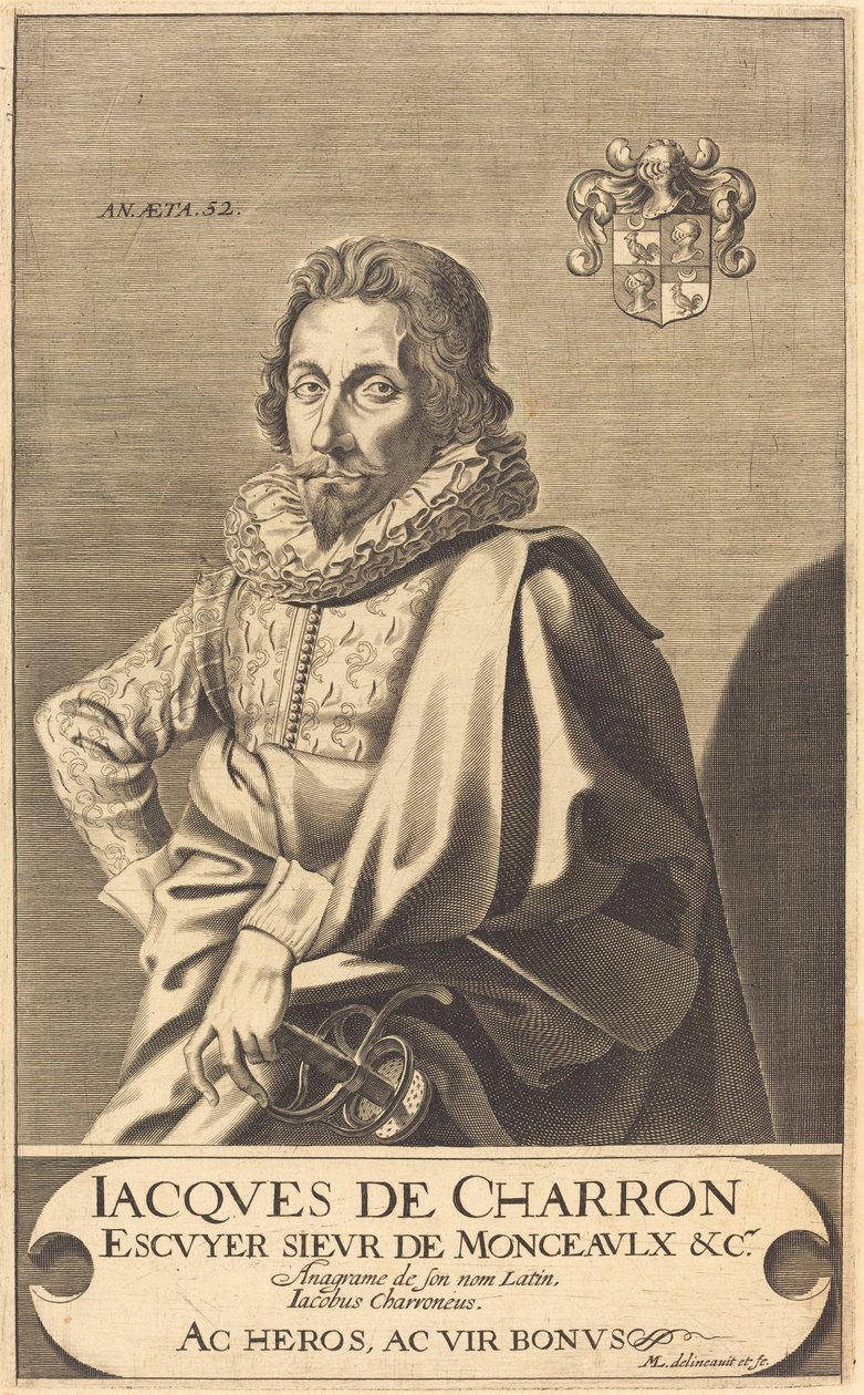 Jacques de Charron av Michel Lasne