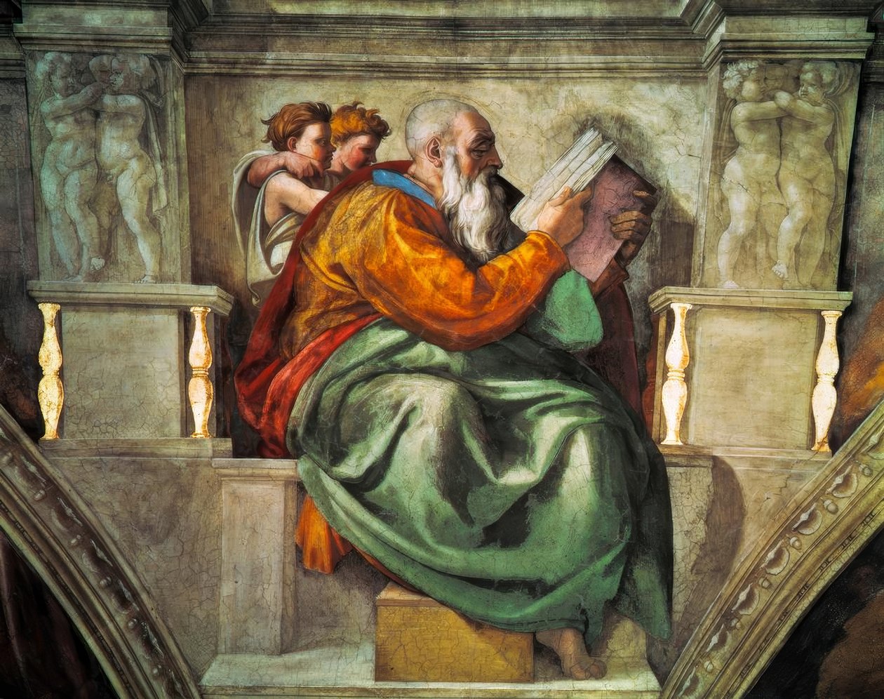Profeten Sakarja av Michelangelo Buonarroti