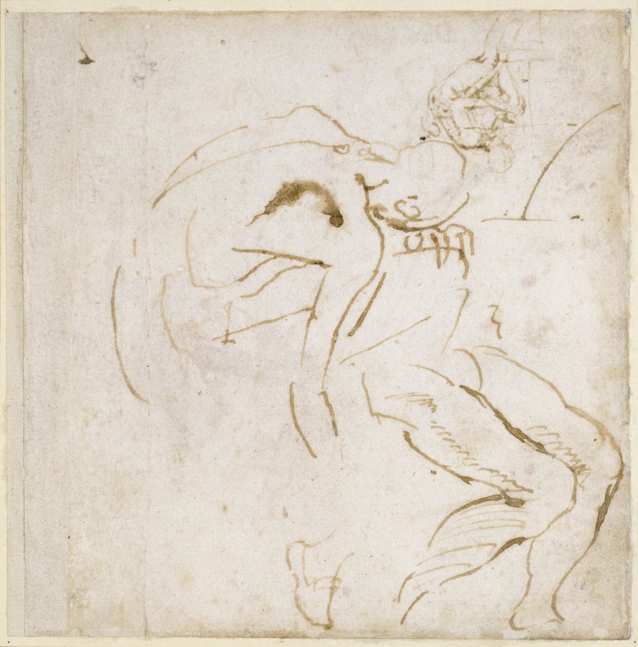 Figurstudie, c.1511 av Michelangelo Buonarroti