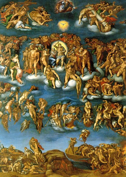 Il Giudizio Universale av Michelangelo Buonarroti