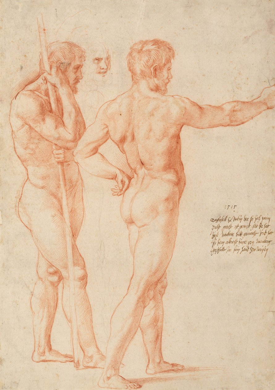 Nude Studies av Michelangelo Buonarroti