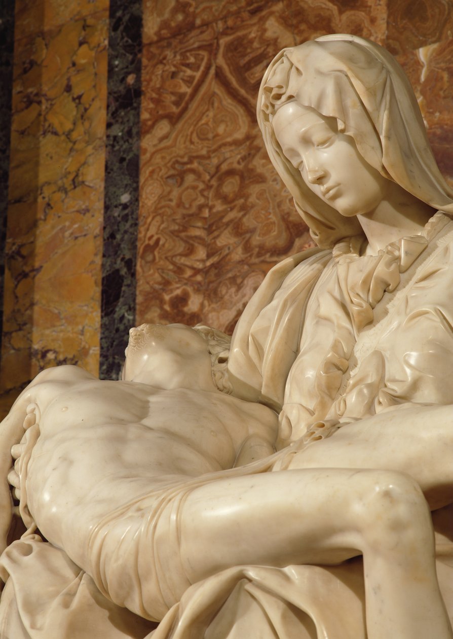 Pieta, 1498-99 (marmor) av Michelangelo Buonarroti