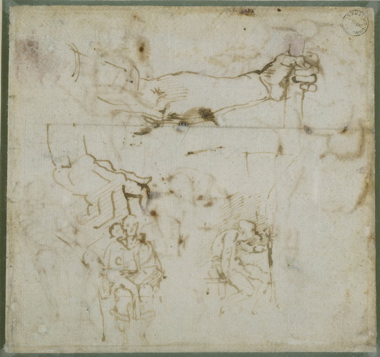Study of an Arm, c.1511 av Michelangelo Buonarroti
