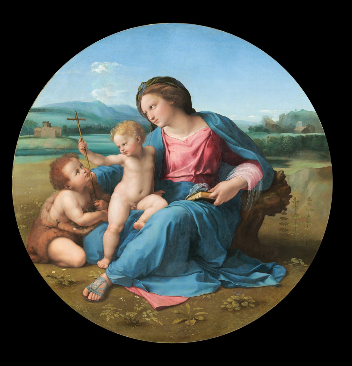 The Alba Madonna av Michelangelo Buonarroti