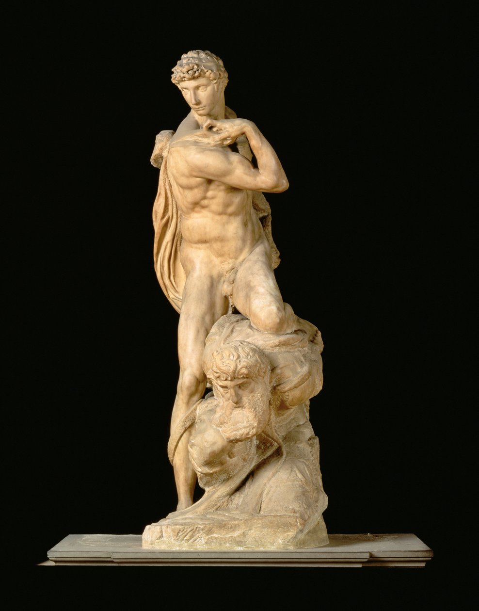 Segerns geni, 1532-34 (marmor) av Michelangelo Buonarroti